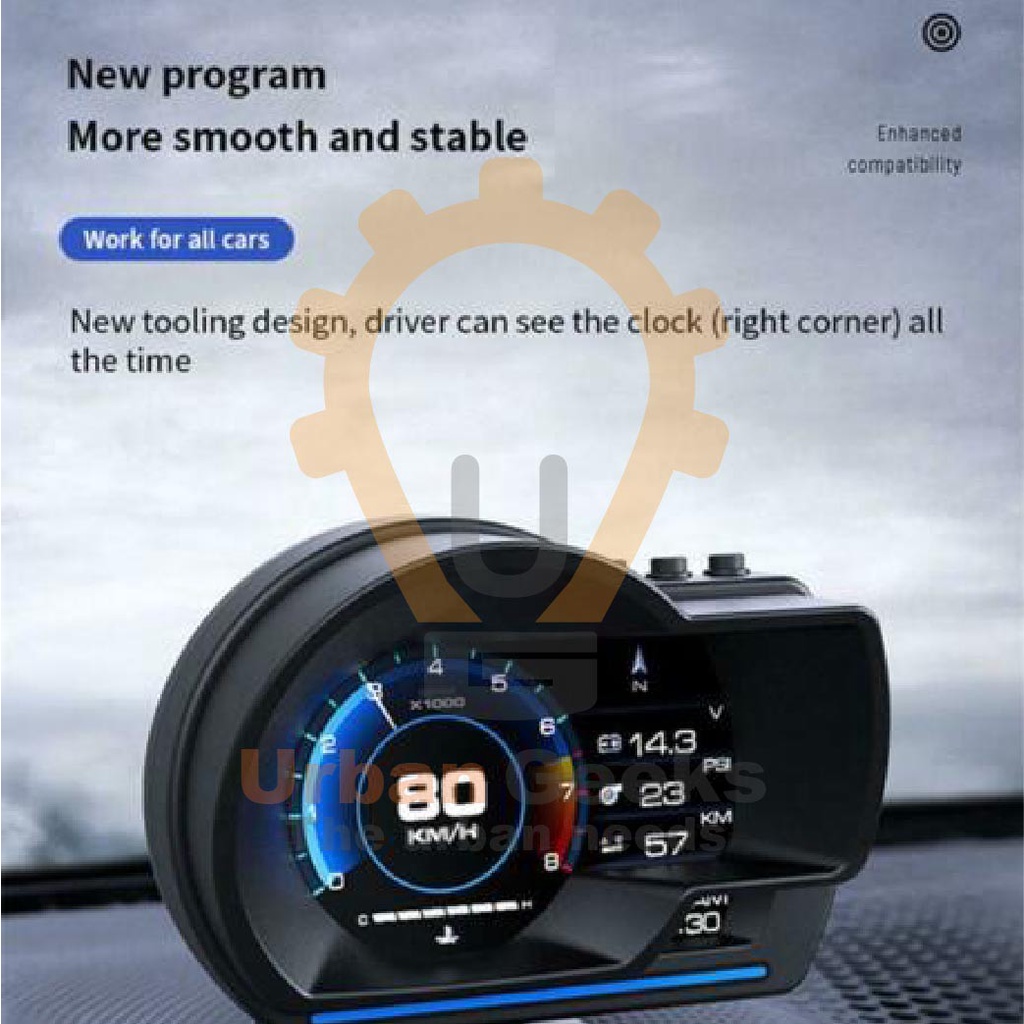 HUD P6 Display Car Windshield Speedometer Projector System Head Up Display