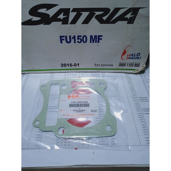 SGP paking blok seher satria fu150