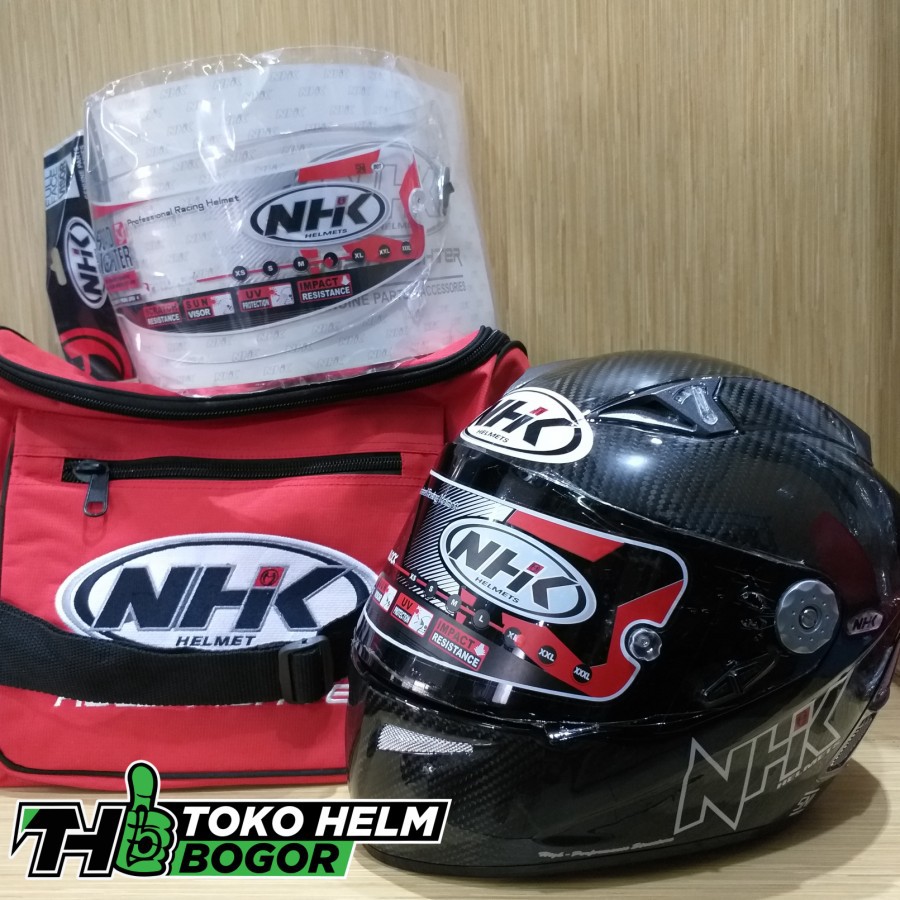 NHK GP Pro Terminator race Carbone Flat visor
