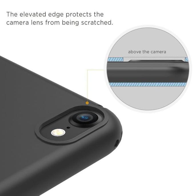 Silicon TPU Plain Slim Soft Case Polos Casing iPhone 6 6S 7 8 X Plus Merah Muda 7 atau 8 hj532