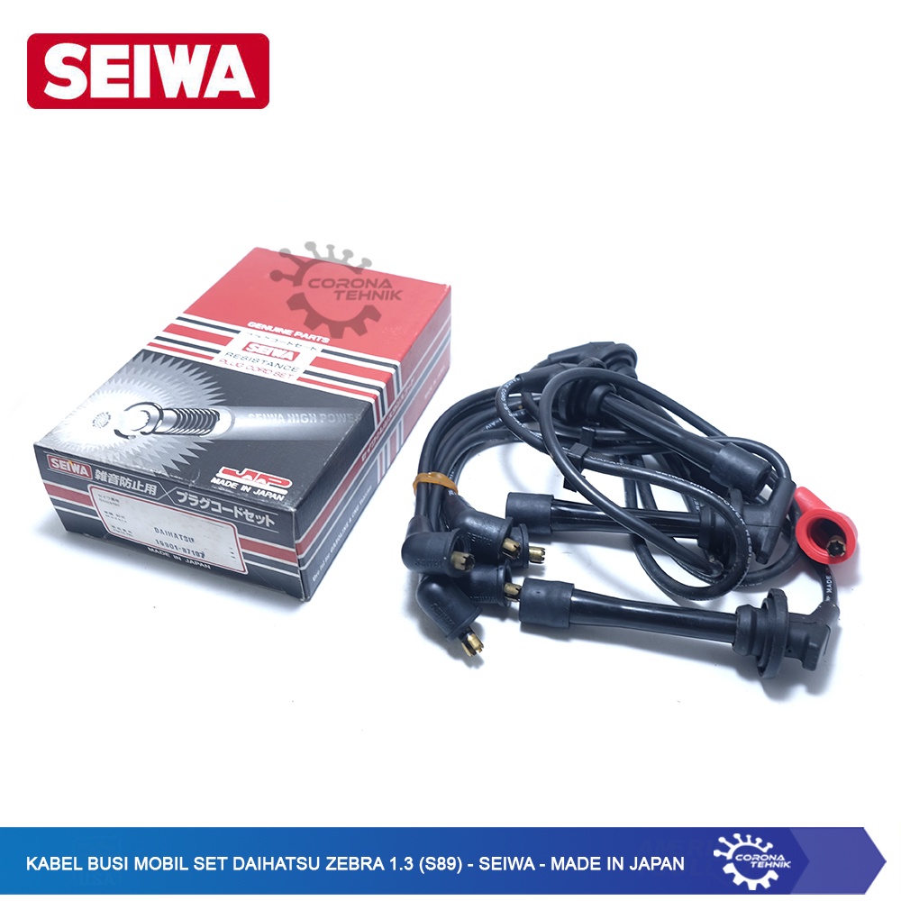 Kabel Busi Mobil Set Daihatsu Zebra 1.3 (S89) - Seiwa - Made in Japan