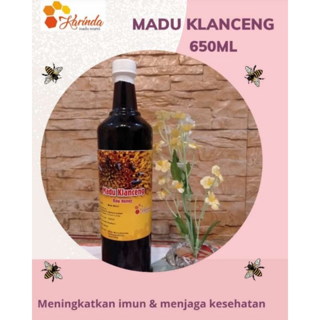 

Madu Murni KARINDA Raw Honey - Madu Klanceng 650ml