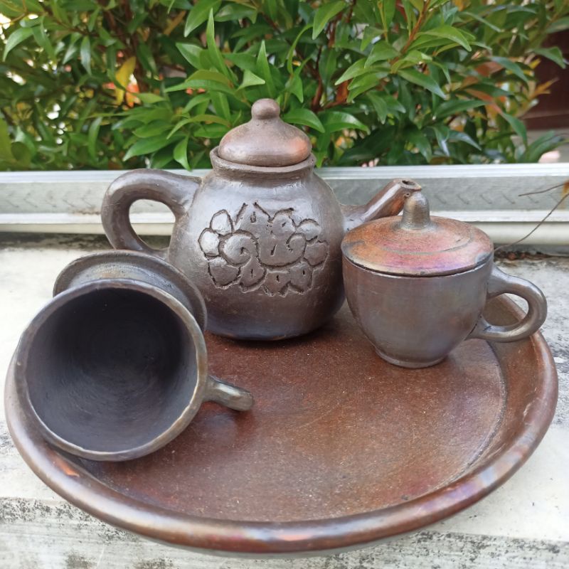 Jual Poci Tanah Liat Tea Set Shopee Indonesia 9126