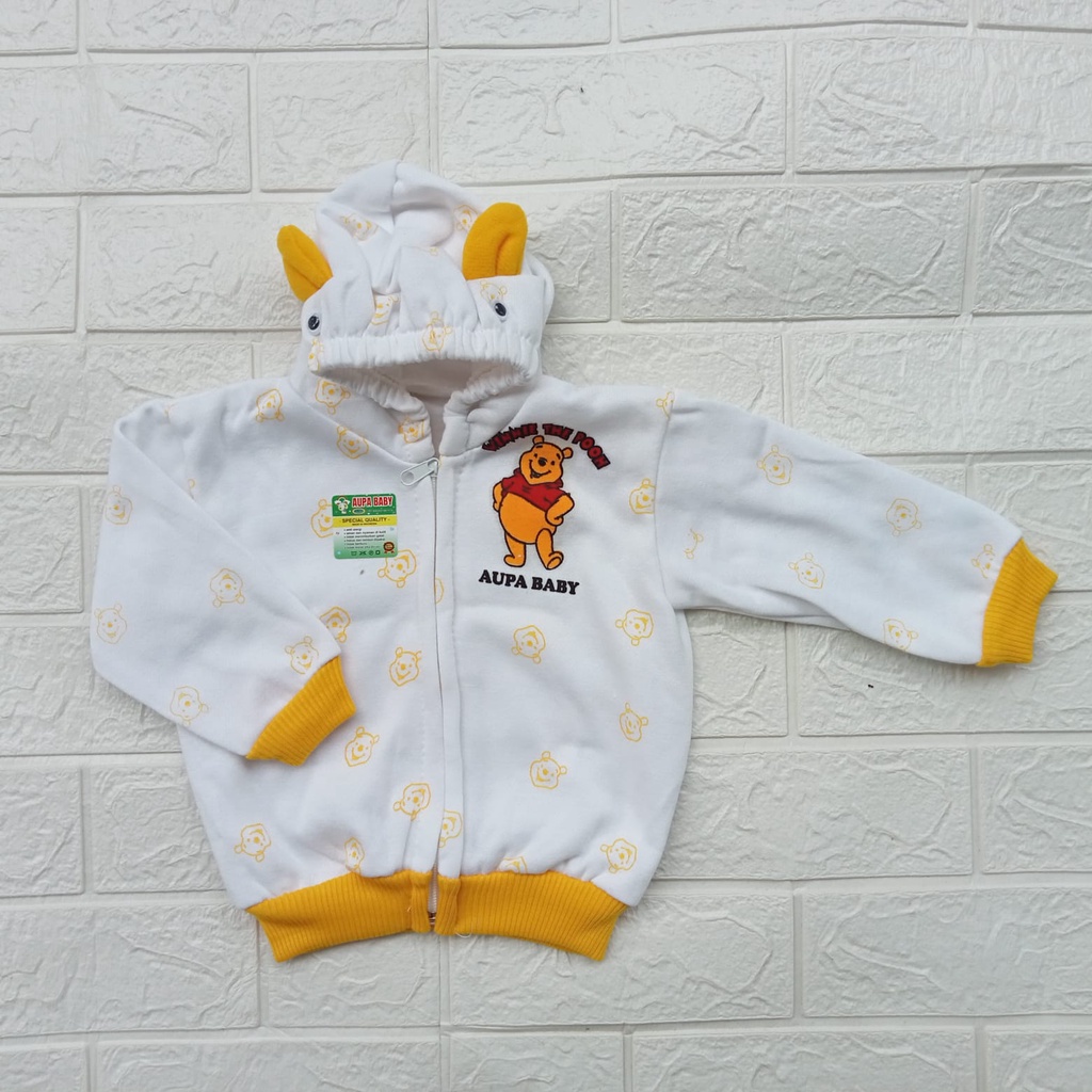 Jaket bayi motif winnie the pooh terbaru