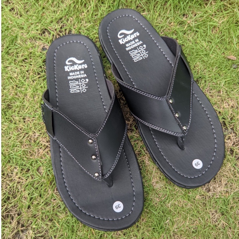 SANDAL JAPIT PRIA - Sandal Pria Kasual Kulit Sintesis Original Nyaman dikaki -546