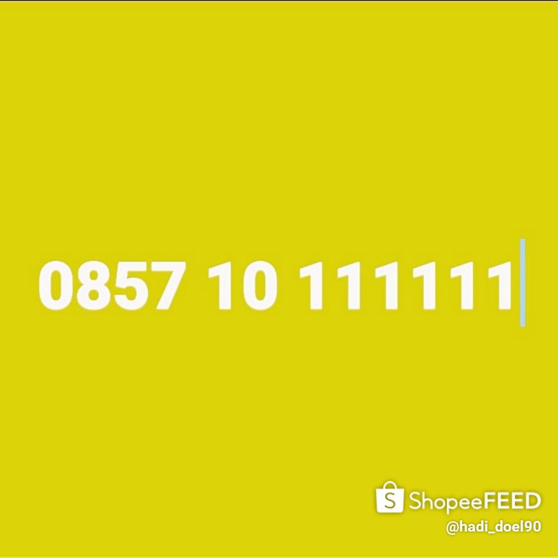 nomor cantik indosat hexa 111111 regular/prabayar