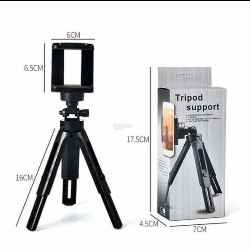 TRIPOD SUPORT MINI + HOLDER U SATOO MURAH