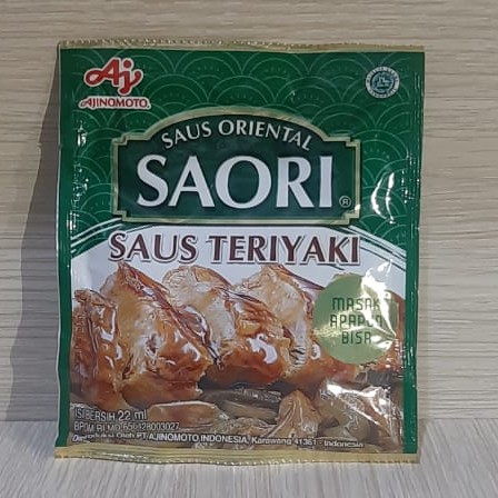 

Saori Saus Teriyaki 22 ml - Sachet