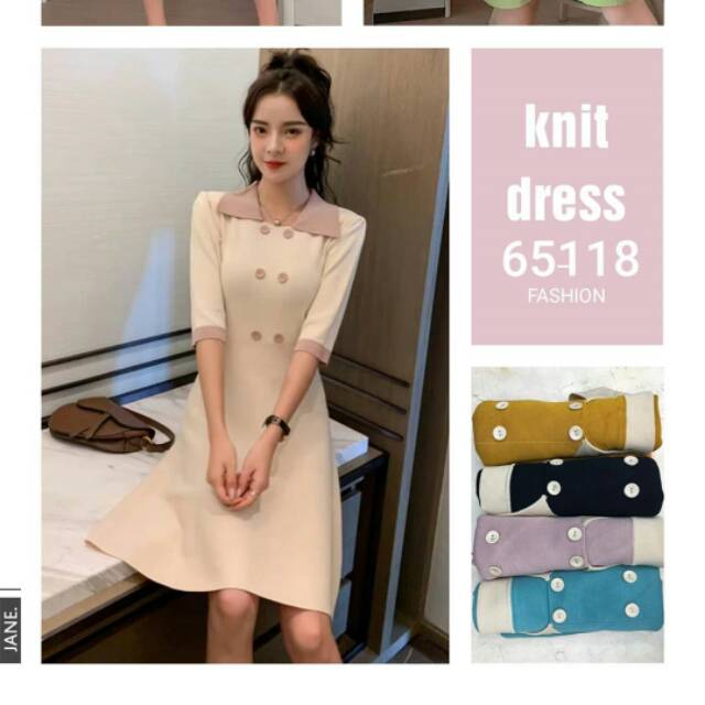 Tunik rajut/tunik bangkok/tunik korea/dres bangkok/tunik import