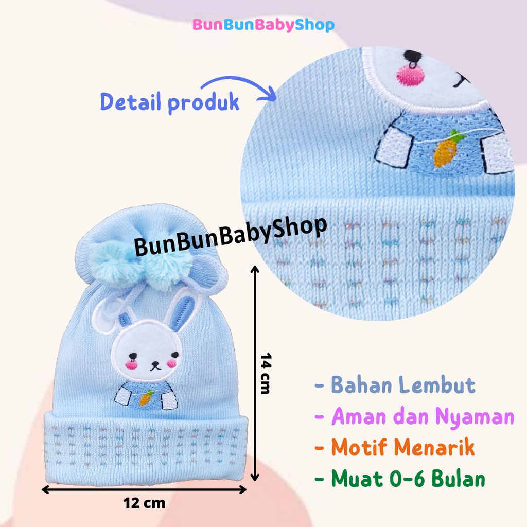 IMPORT Topi Kupluk Pompom Rajut Impor Bulu Bayi Lucu Murah Perlengkapan Fashion Anak Balita Baby Newborn Baru Lahir Laki Laki Perempuan New Born