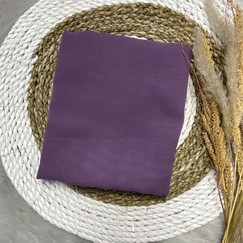 Daily Hijab Bella Square / Jilbab Kerudung segiempat 4-Bella POLOS LAVENDER