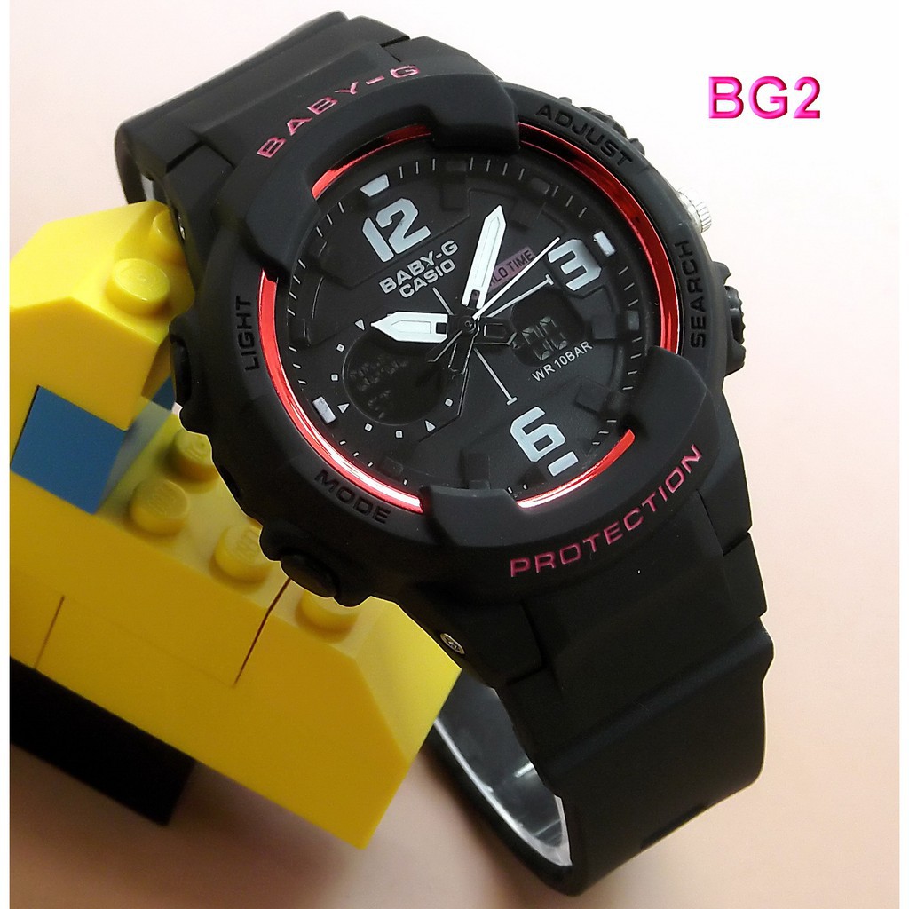 CEWEK STAINLESS TAHAN AIR BERKUALITAS TERLARIS//  Jam Tangan Wanita Casio Baby-G BGA-230 Rubber