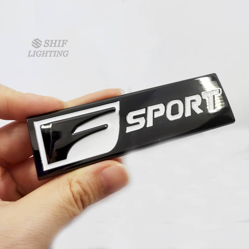 1pc Stiker Emblem Logo F Sport Bahan Metal Untuk Mobil Lexus