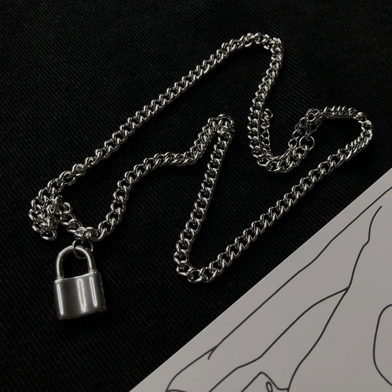 Kalung Rantai clavicle Simple Gaya Vintage untuk Wanita