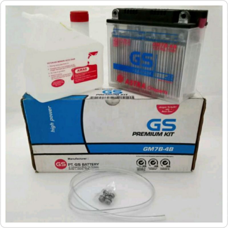 Tiger/Scorpio - Batere/Aki Motor GM7B-4B - GS Astra