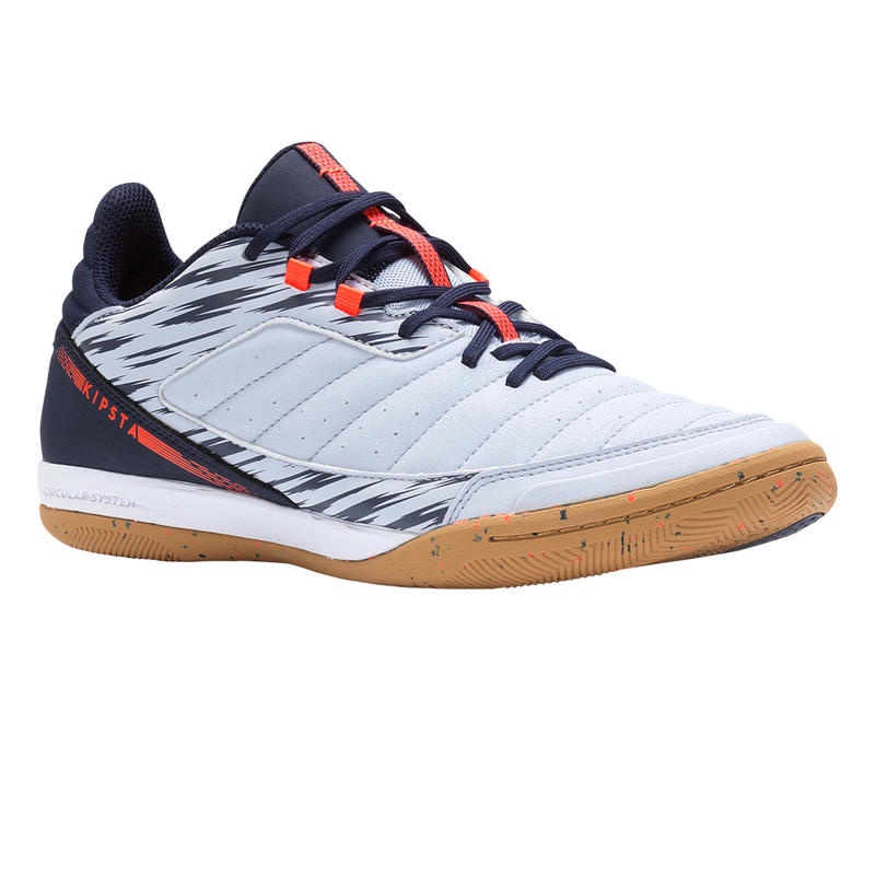 IMVISO Sepatu Bola Futsal Football Trainer Futsal Eskudo 500 - Abu-abu