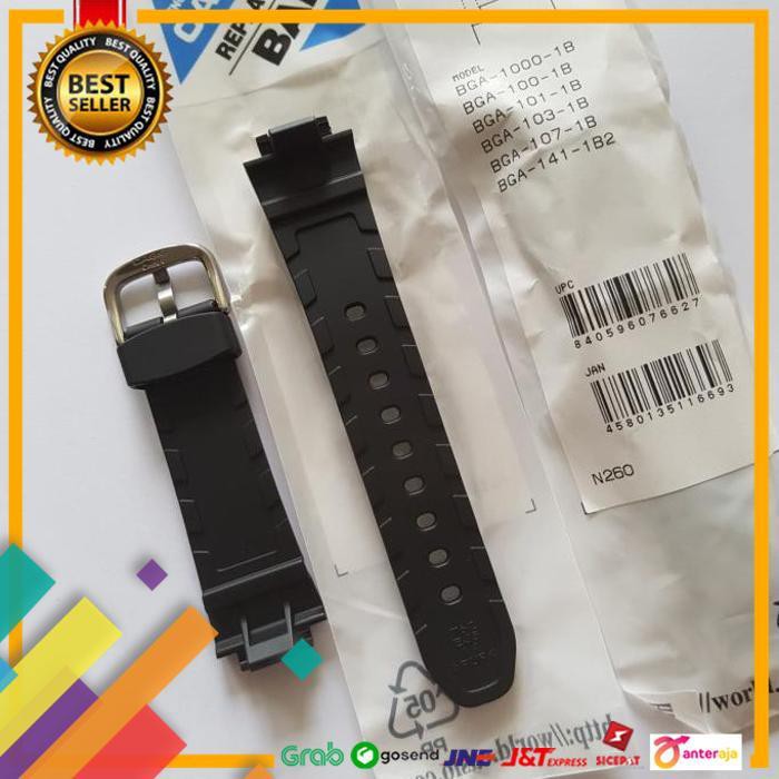 NEW.. STRAP BABY-G BGA-100 / 101 / 103 / 107 / BGA-141 / CASIO ORIGINAL ..TERLARIS