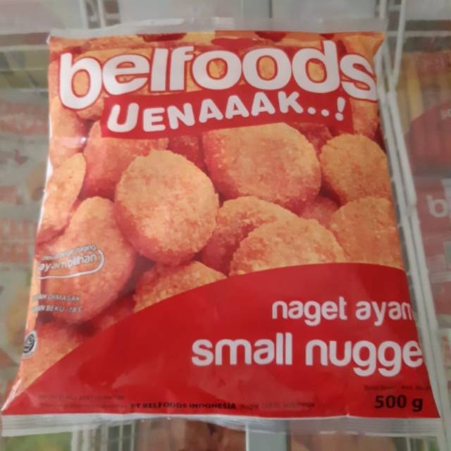 

Belfoods Uenaaak Small Nugget 500gr / Naget Ayam Koin Kecil 500gr