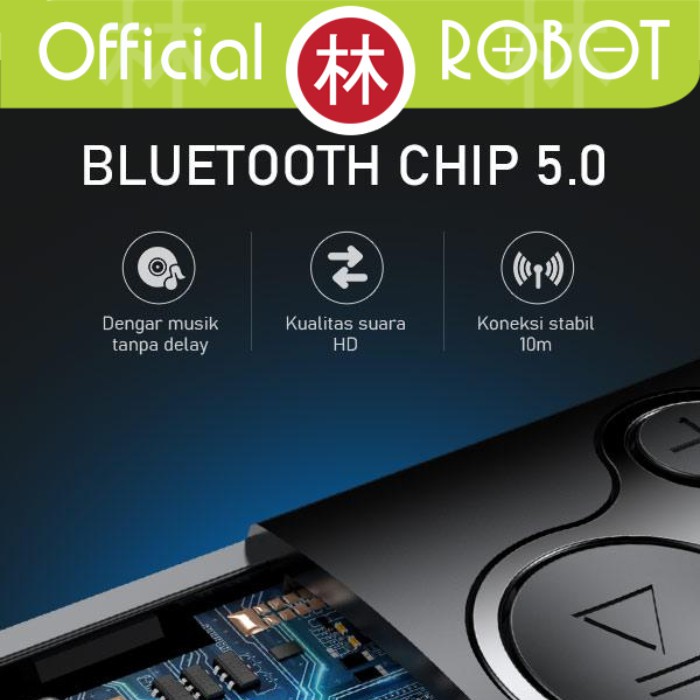 Robot RS10 Audio Receiver Bluetooth 5.0 &amp; Receiver AUX 3.5mm HD Sound