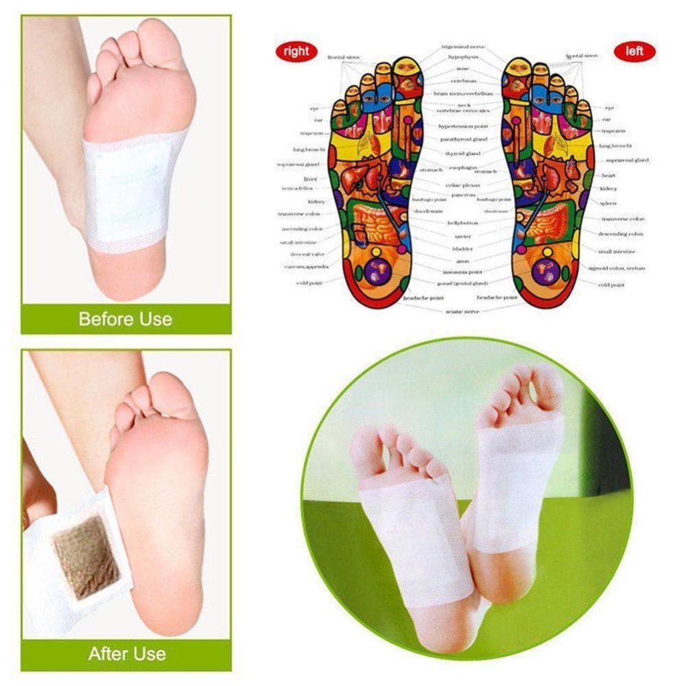 KINOKI Putih (10 Pcs) Foot Patch Koyo Detox Kaki - 10 Pads