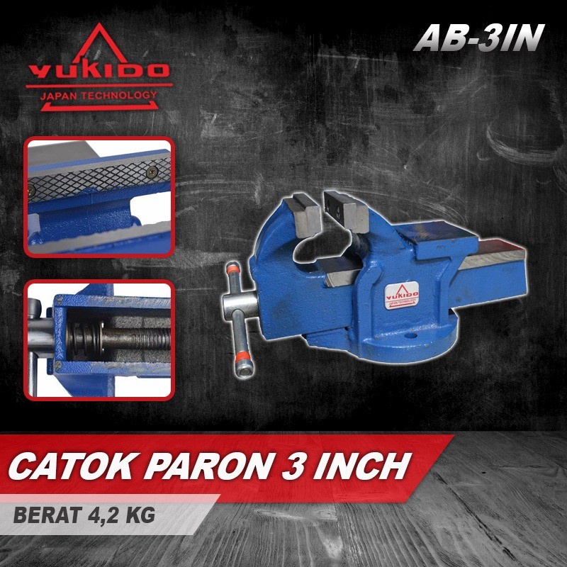 Promo Termurah!!!Catok Meja 3 inchi Ragum Catok Paron 3 inchi - Tanggem