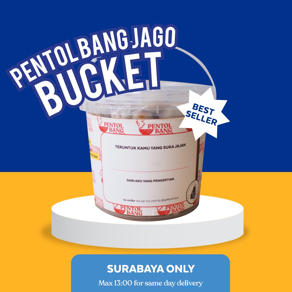 

Aprontalk - BUCKET Pentol Bang Jago (Ayam) - Halal