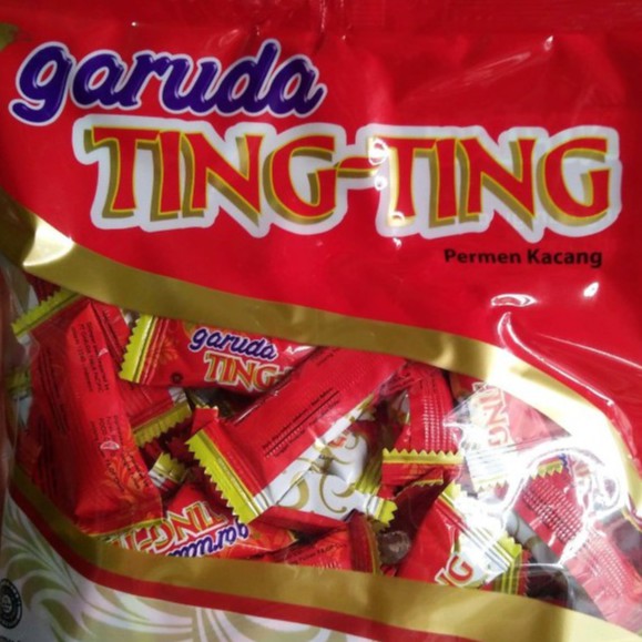 

Garuda Ting Ting Permen Kacang125 Gram Isi 50 pcs