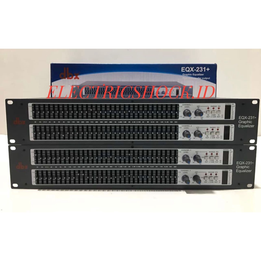 EQUALIZER DBX EQX 231 / DBX EQX231 PLUS SUBWOOFER NEW