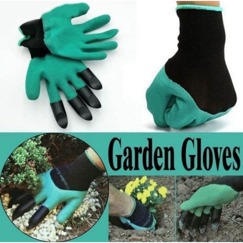 SARUNG TANGAN KEBUN CAKAR PERALATAN BERKEBUN TAMAN GARDEN GLOVES GARDENING TOOLS KIT PERALATAN RUMAH