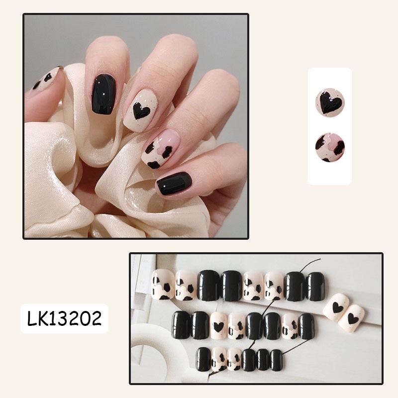 Kuku Palsu 【B16，lem cair】Nikah kuku Wedding False Nailart Pengantin Tangan