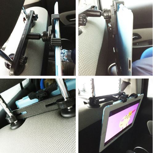 PROMO Tendway Backseat Smartphone Car Holder Mobil for Tablet 8-11 Inch - SBT-1104 - Black