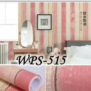 Promo Sale Wallpaper  Premium Wallpaper  Kayu  Rustic  Pink 45 