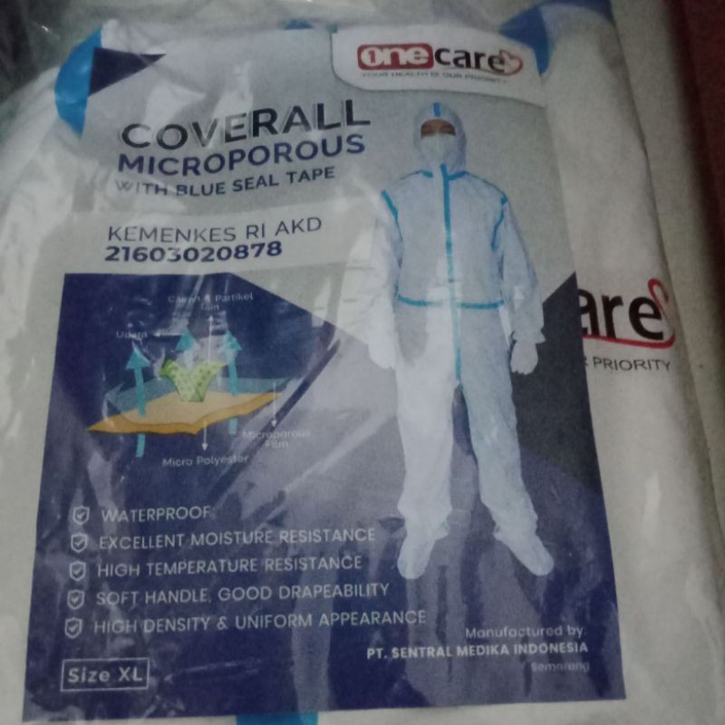 COVERALL MICROPOROUS XL / COVERALL LEVEL 3 / APD