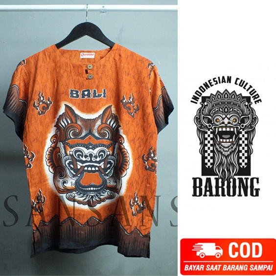 ORIGINAL BAJU BARONG BALI MOTIF SINGA BARONG
