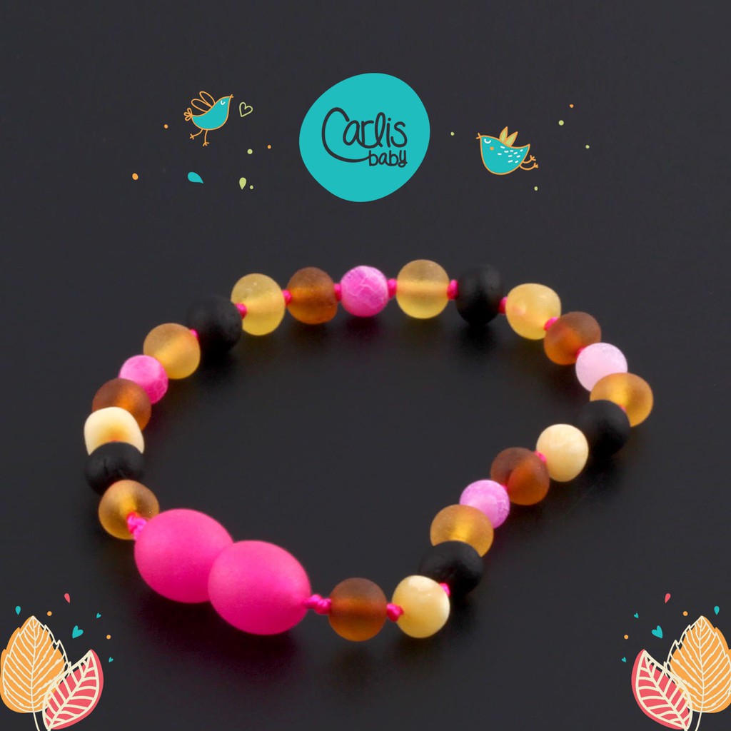 AGL41 Gelang Amber Tumbuh Gigi Bayi By Carlis Baby