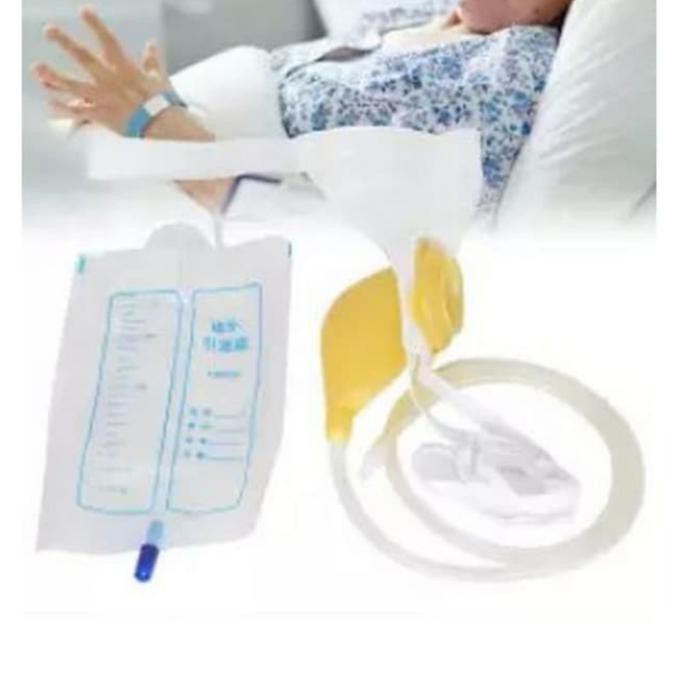 Silikon Pengumpul Air Seni untuk Pria Plus Urine Kateter