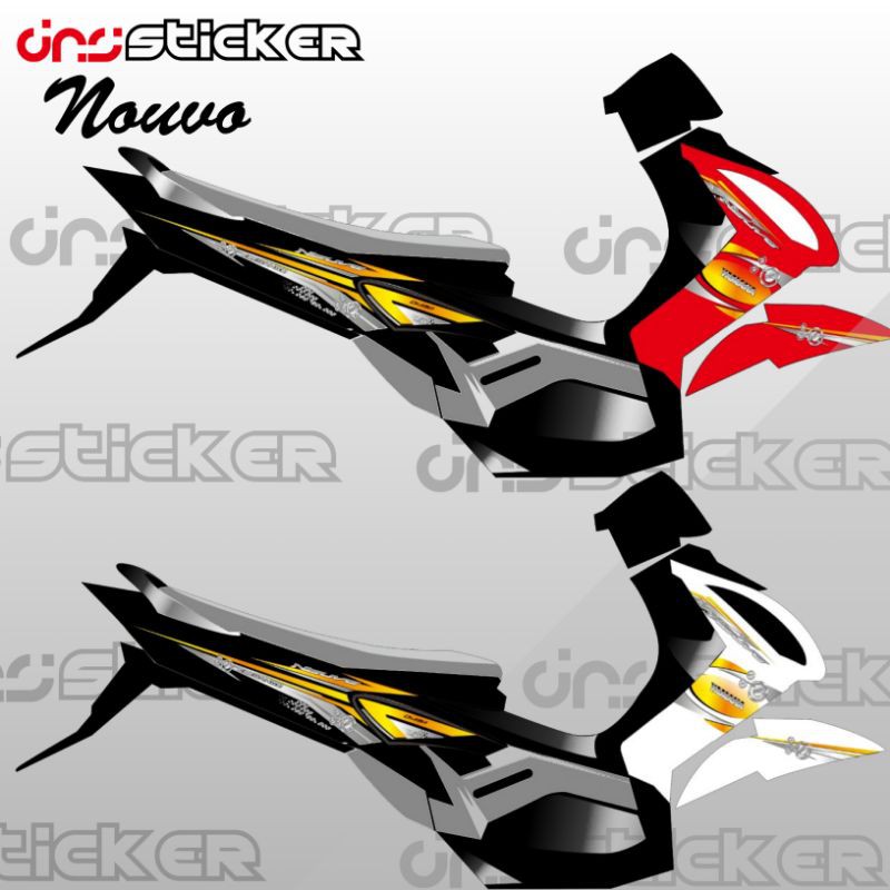 Striping stiker nouvo z elegance transparan