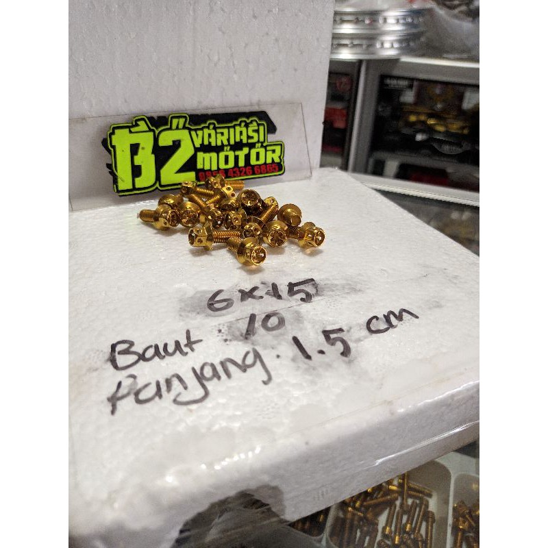 baut probolt 6x15 baut probolt 10 panjang 1.5cm