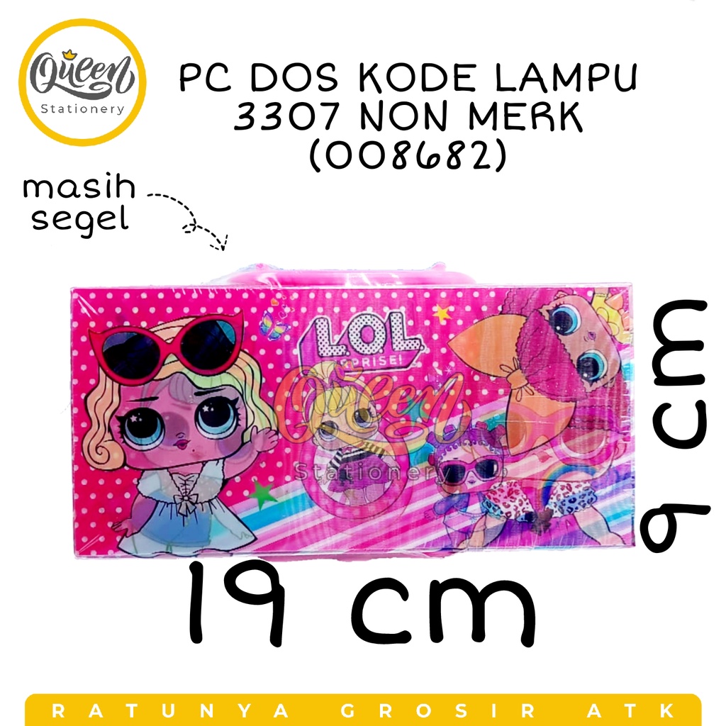 

PC DOS KODE LAMPU 3307 NON MERK / PENSIL CASE / KOTAK PENSIL (008682)