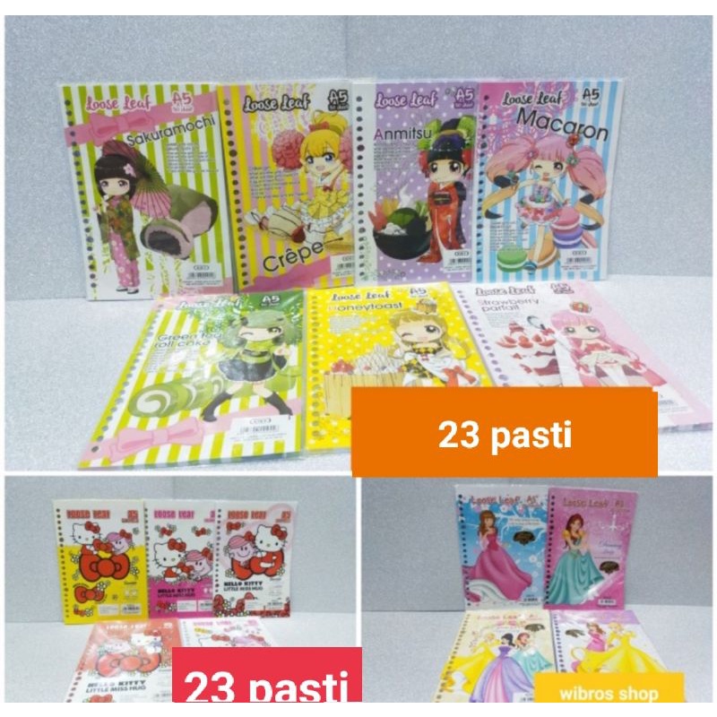 

kertas binder Karakter A5 50 shet