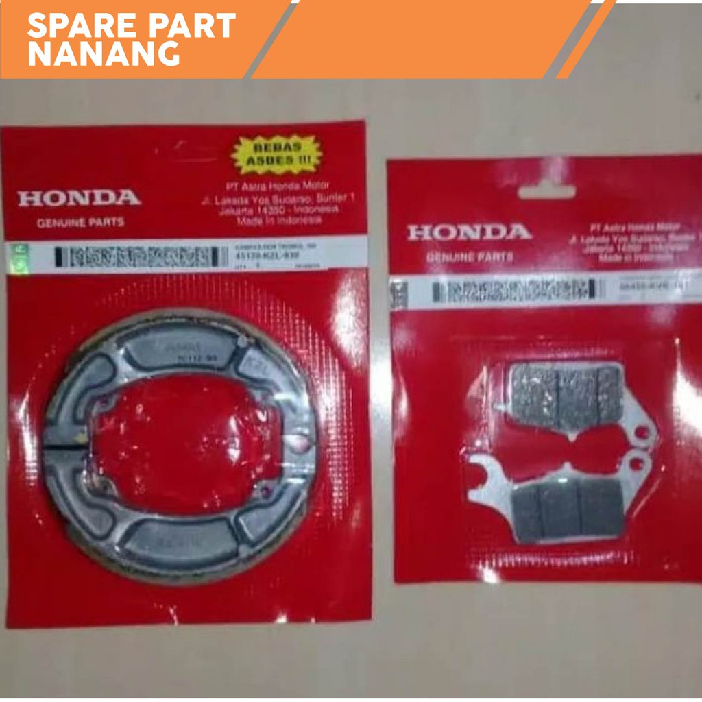 KAMPAS REM DEPAN BELAKANG HONDA VARIO 125 BEAT FI ORI HGP