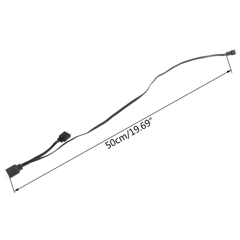 Btsg Kabel Splitter ARGB 5V 3Pin 3Pin Extension Connector Cord Wire Untuk Lampu LED