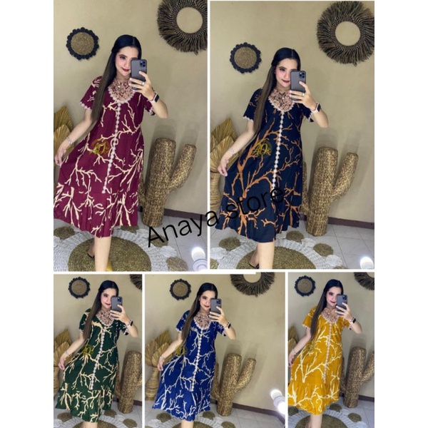 Daster Arab Renda Motif Akar