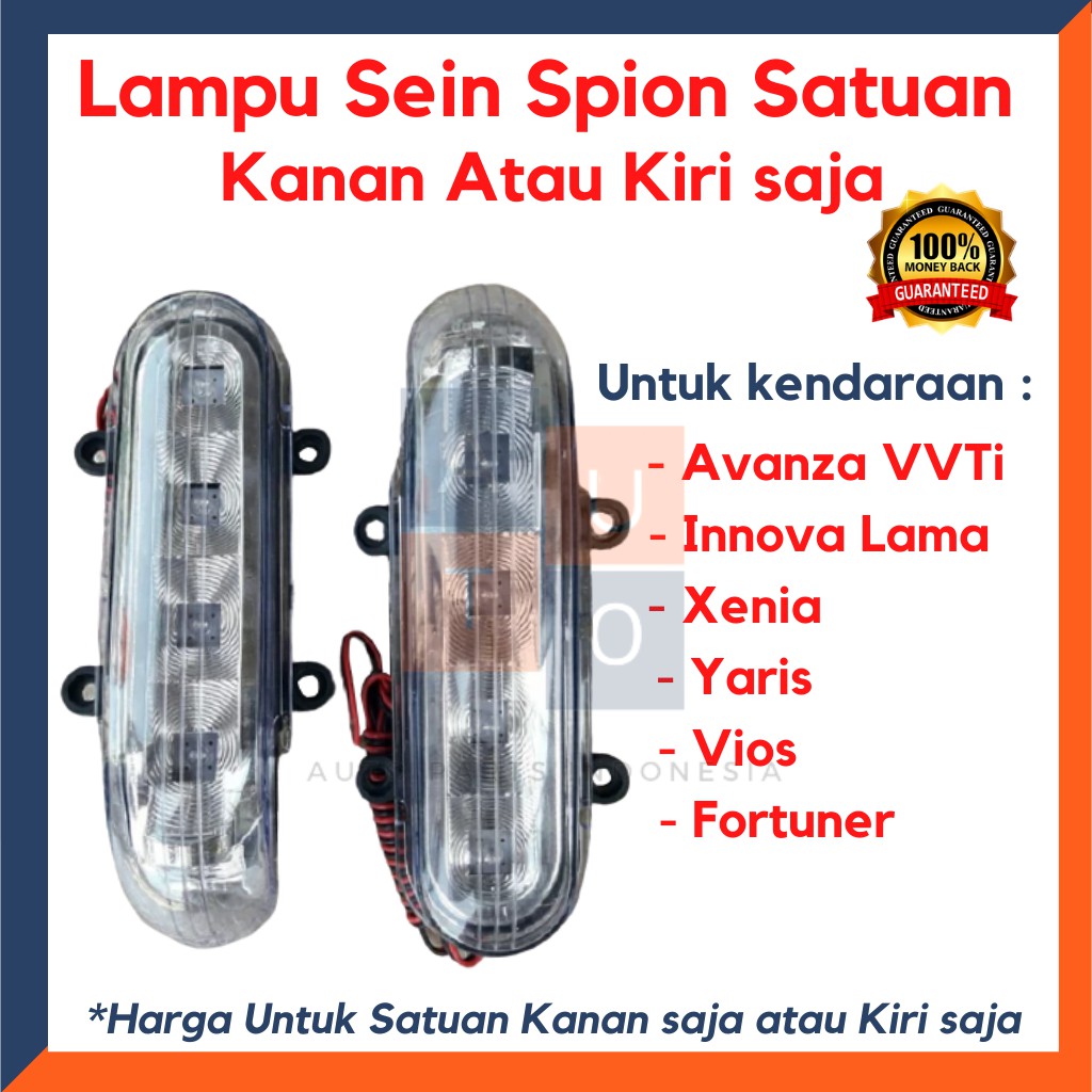 Lampu Sein Spion Avanza VVTi/ Lampu Sein Spion Xenia Lama/ Lampu Sein Spion Inoova Lama