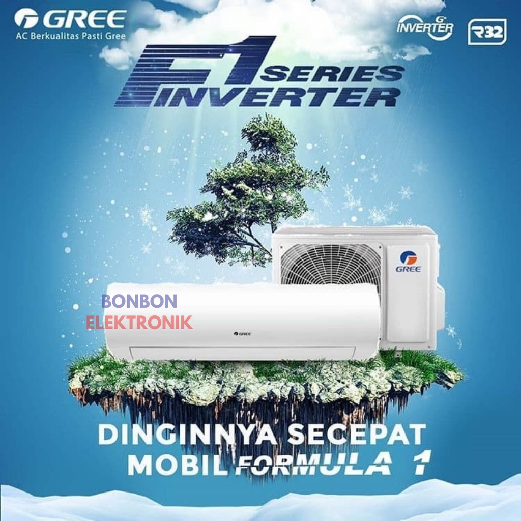 GREE AC 0.5PK F1 Inverter Series GWC-05F1 1/2 PK 0.5 PK