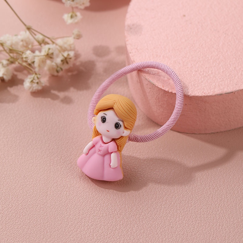 Ikat Rambut Elastis Motif Kartun Gaya Korea Untuk Anak