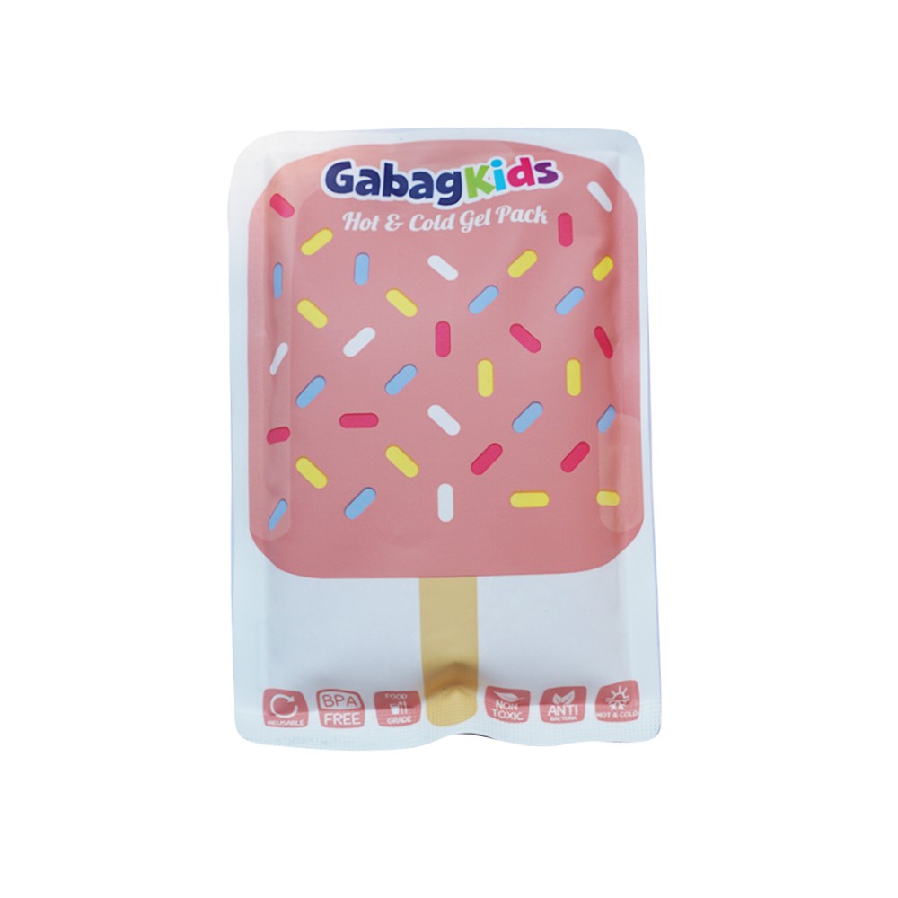 GABAG ICE GEL Kids Mini 200gr - Kids Ice Cream / Burger Pack 200 gr - Es Pendingin untuk Tas ASI / Kompres / GABAG Ice Gel / Hot &amp; Cold Gel Pack Gabag ukuran 200gr 200 gr