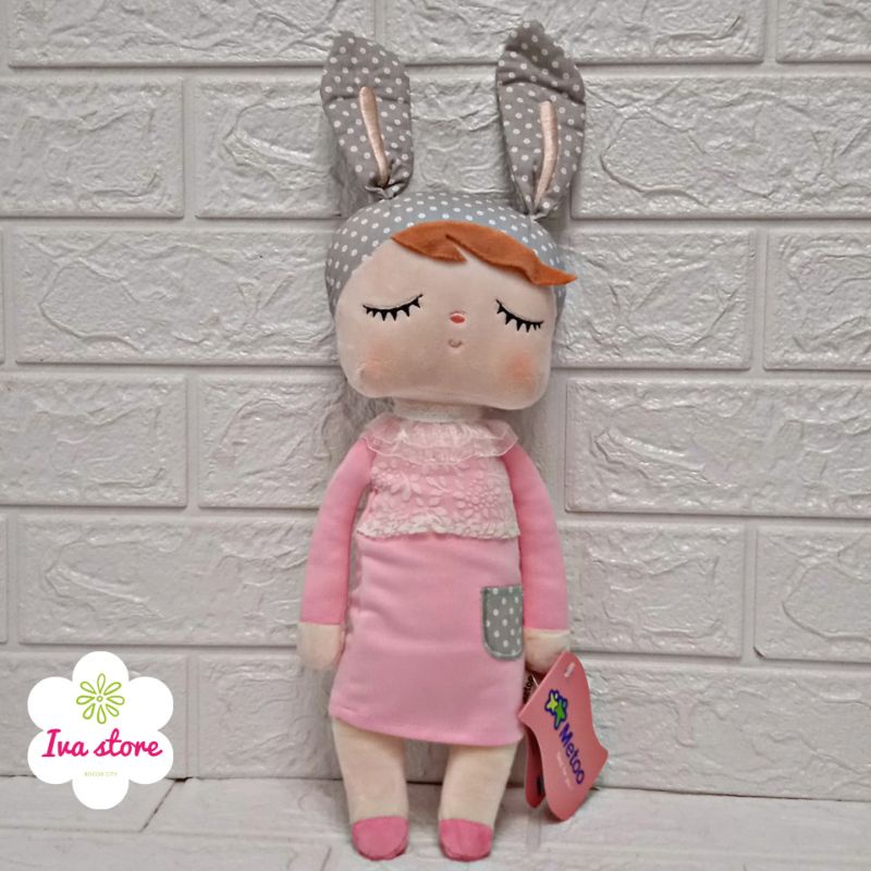 Boneka Metoo Angela Pink tosca Putih