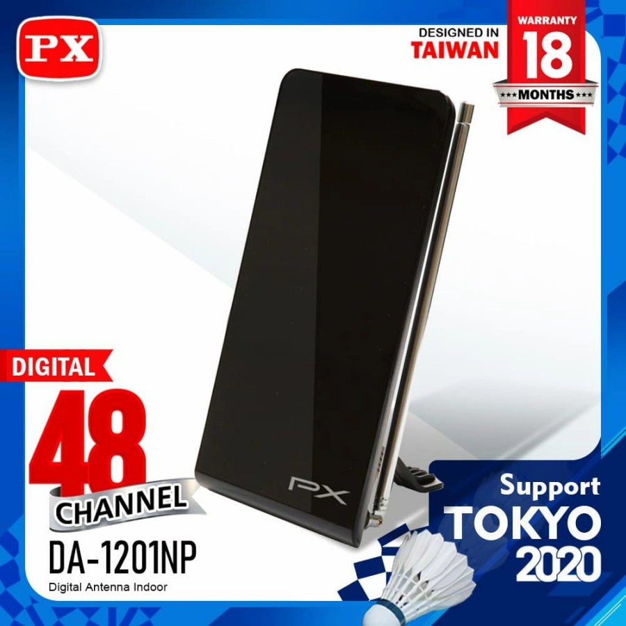 PX DA-1201NP Antena TV Indoor Digital / Analog - Garansi Resmi PX