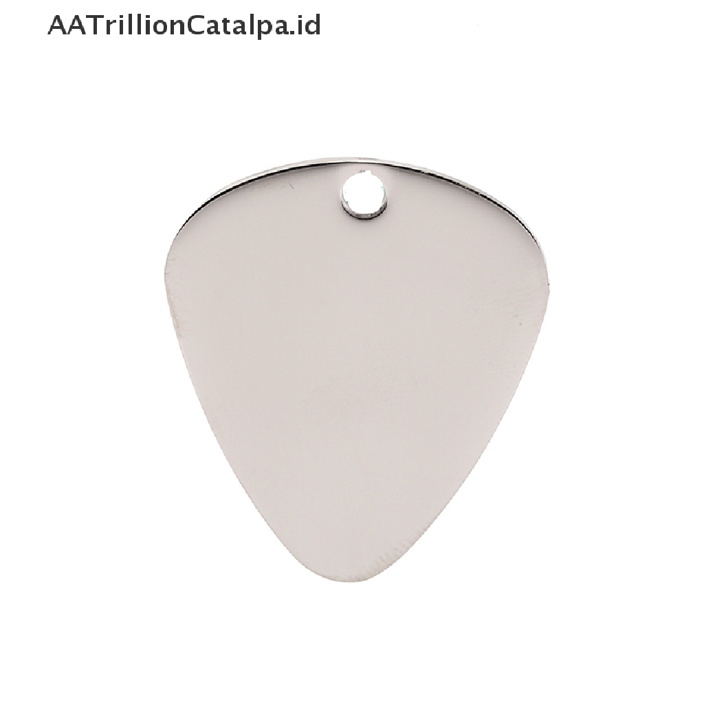 Aa Kalung Rantai Silver Dengan Liontin Pick Gitar Trillioncatalpa